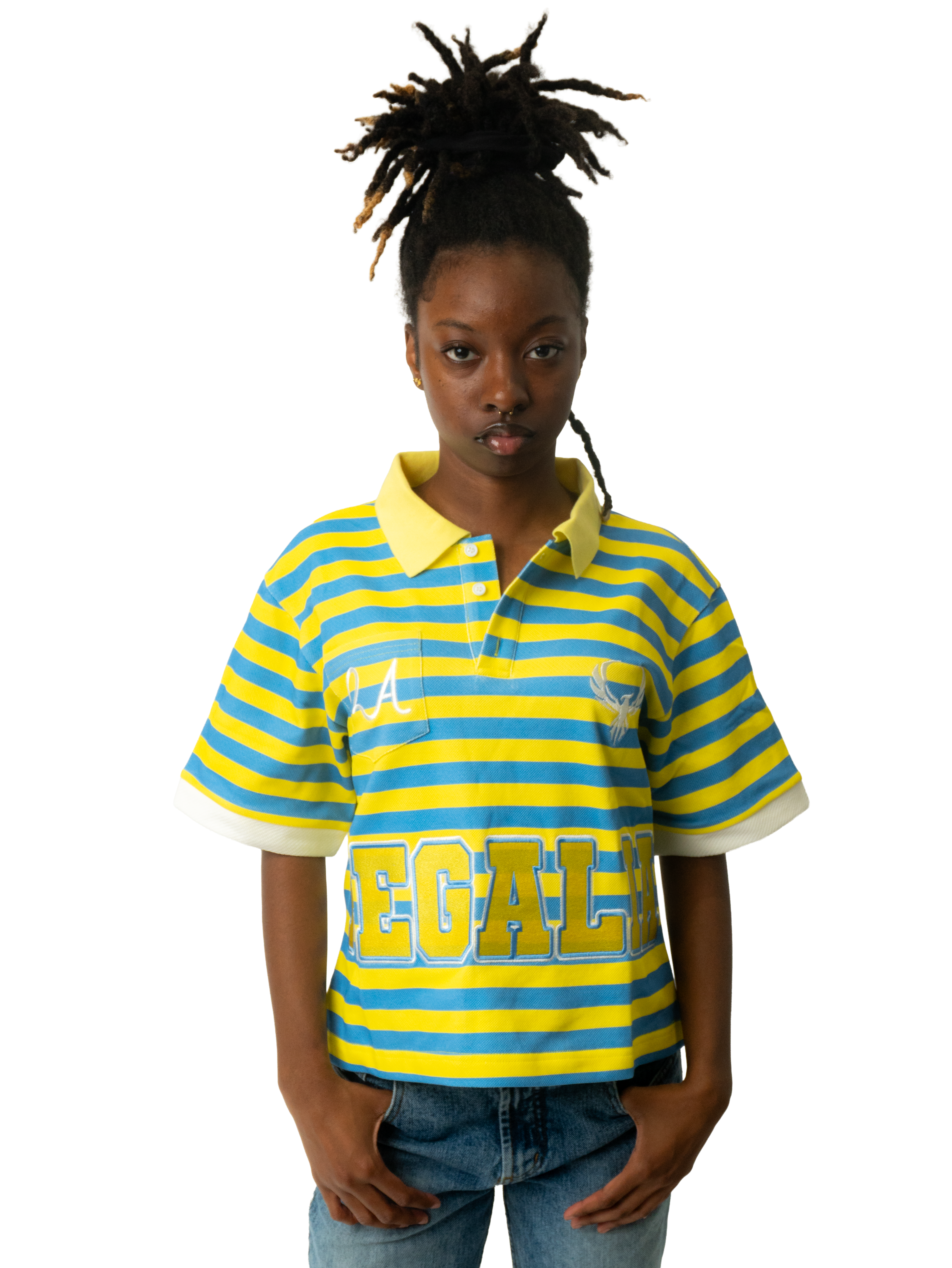 "Sport 87" Polo Yellow-Blue