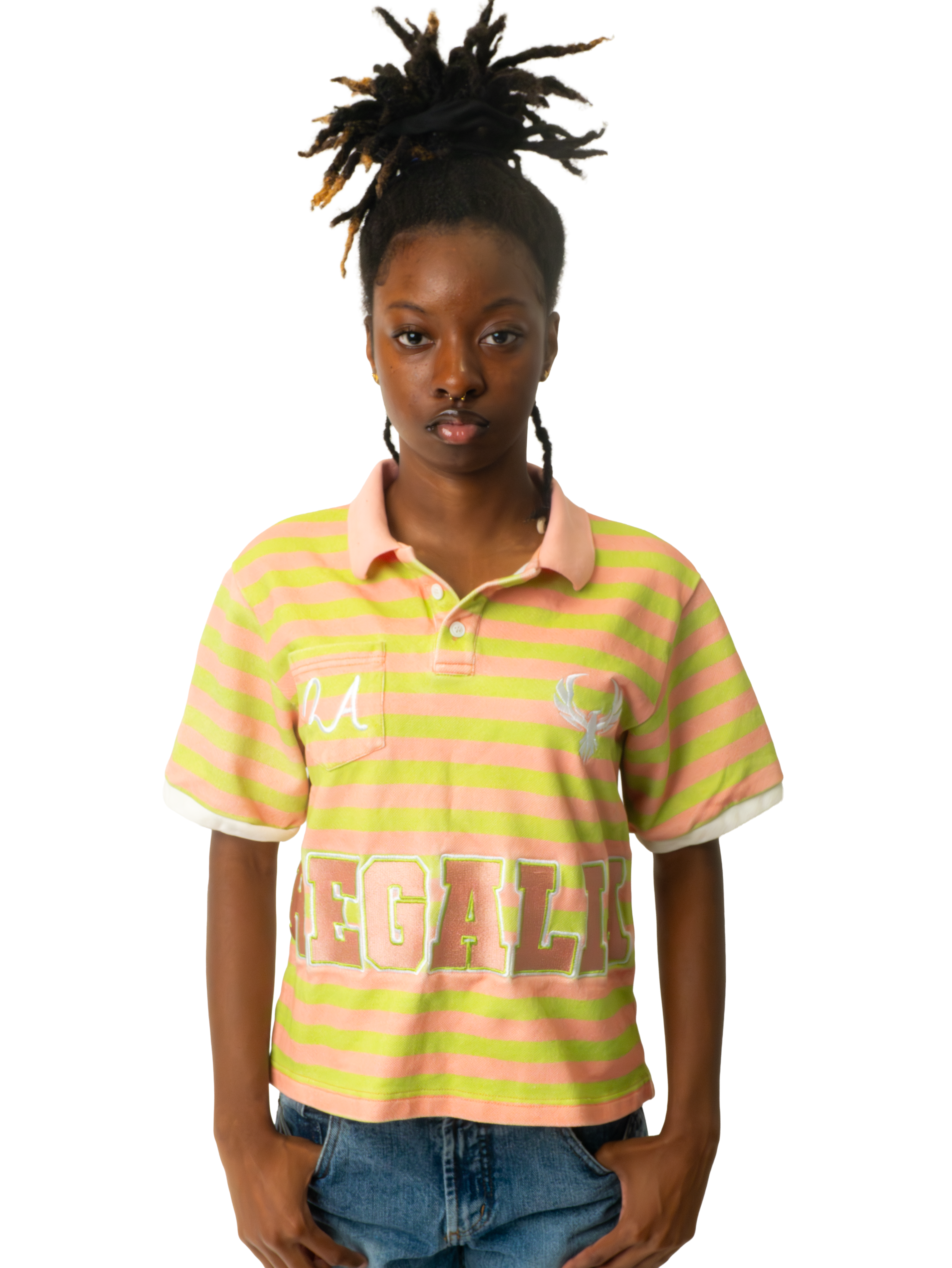 "Sport 87" Polo Pink-Green